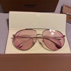 Burberry Pink Aviator Sunglasses – Brand New / Never Worn